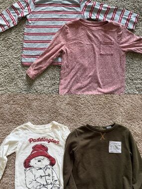 Bundle of 4 long sleeve shirts - 18-24months